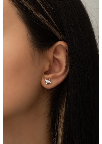 Swarovski® Tektaş Set - Yüzük Kolye Küpe - Rodyum Kaplama 925 Ayar Gümüş fiyatları