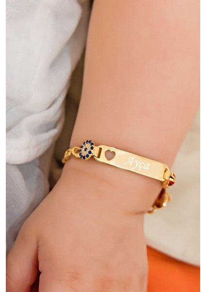 925 Ayar Gümüş Uğur Böcekli Nazar Kız Bebek Künyesi