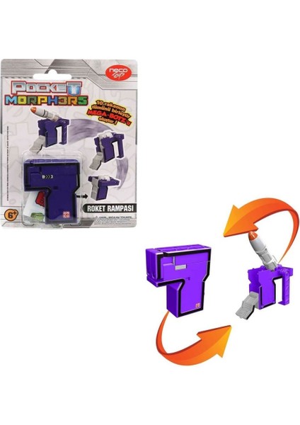 Neco Toys PM/6888 Pocket Morphers Dönüşebilen Numaralar / Tekli Satılır