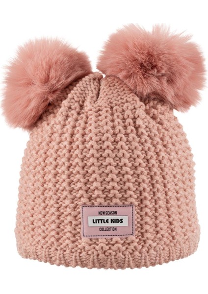 Kitti 4-8 Yaş Çocuk Kulaklı Bere Kız