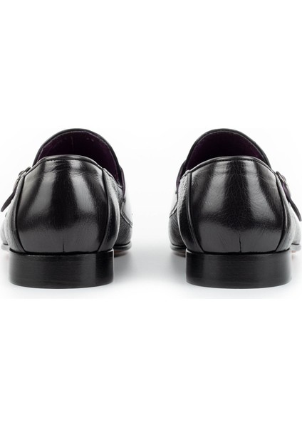 Trivor Kösele Taban Deri Tokalı Erkek Monkstrap Klasik Deri Ayakkabı