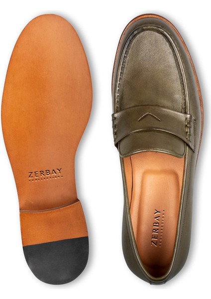 Stanley Kösele Taban Deri Erkek Loafer Klasik Ayakkabı Kösele fırsatları