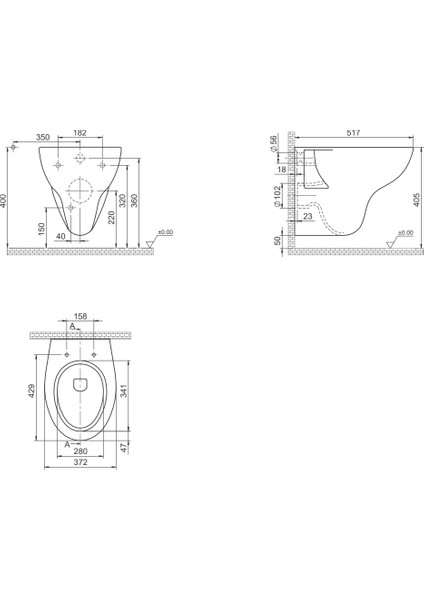 Lila Asma Klozet , Ova Gömme Rezervuar Seti fiyatları