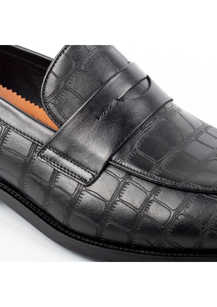 Cradle Kösele Taban Desenli Deri Erkek Klasik Ayakkabı Monkstrap Loafer modelleri