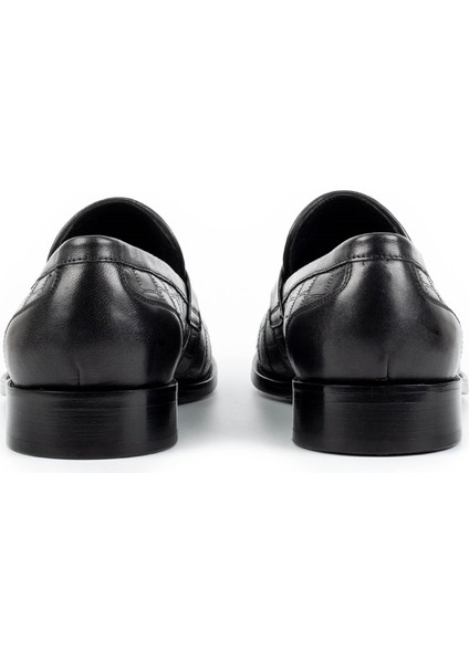 Cradle Kösele Taban Desenli Deri Erkek Klasik Ayakkabı Monkstrap Loafer indirimleri