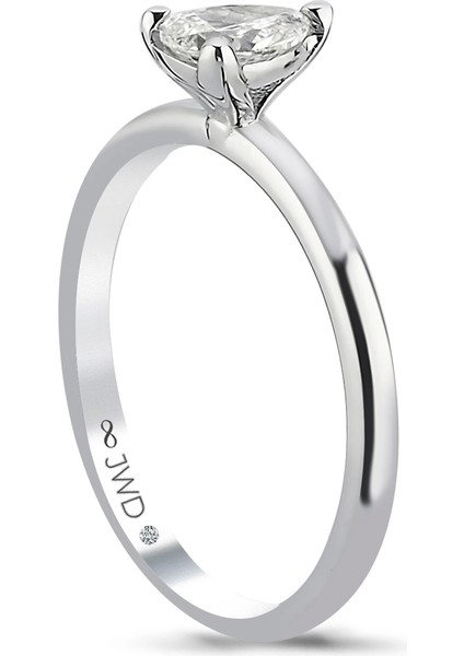 0.39 Ct F-G Si 2.21 gr 14 K Jwd Damla Yüzük fiyatları
