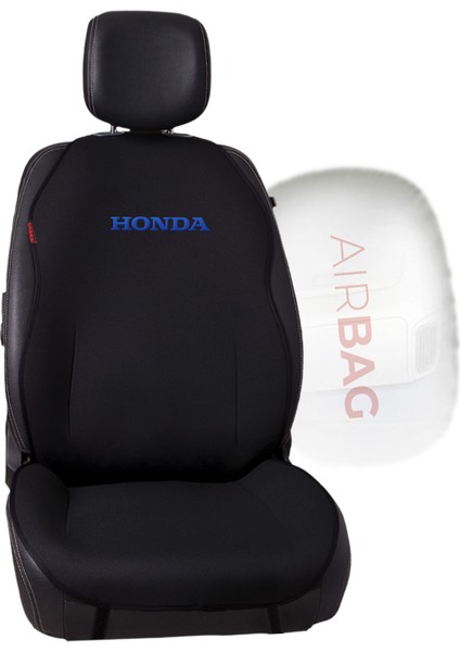 Mavi Honda Nakışlı Jakar Dokuma Kumaş Otomind Oto Minderi 2'li Set fiyatları