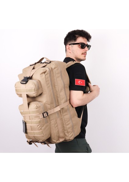 65LT Bej Outdoor Sırt Çantası