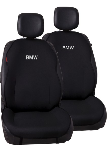 Bmw Nakışlı Jakar Dokuma Kumaş Otomind Oto Minderi 2'li Set