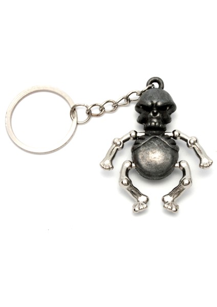 Siyah Şişko İskelett Anahtarlık