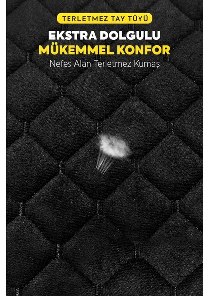 Oto Koltuk Minder Seti -Tay Tüyü Cepli & Terletmez Koltuk Koruma Kılıfı (3'lü Set) Minderset