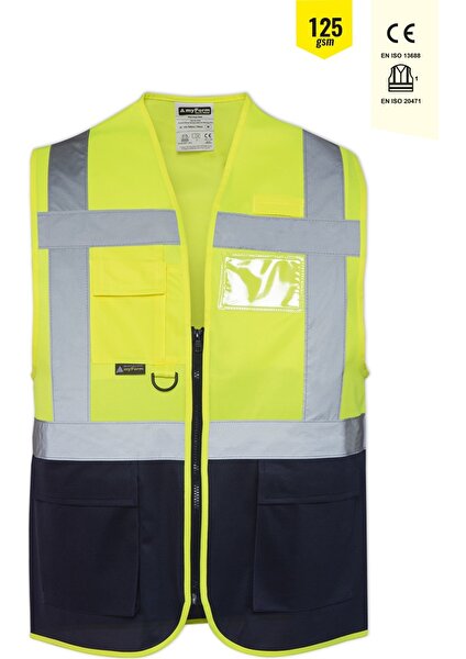 Kkdstock Myform Mühendis Yeleği Olympus High Vis Warning Vest