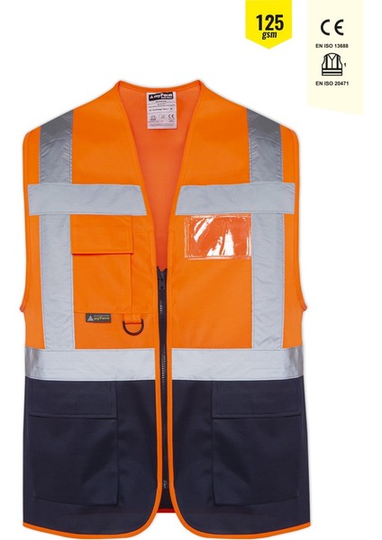 Myform Mühendis Yeleği Olympus High Vis Warning Vest