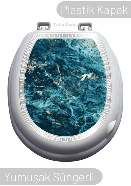Lüks Sert Kapaklı Yumuşak Süngerli Klozet Kapağı