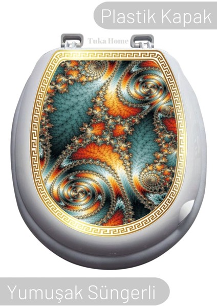 Lüks Sert Kapaklı Yumuşak Süngerli Klozet Kapağı