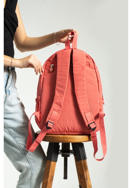 Krem Unisex Ayarlanabilir 9 Gözlü Laptop Bölmeli Çantası modelleri