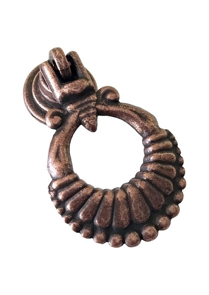 Mobilya Dolap Sallama Düğme Kulp Bakır Eskitme Gerdan Sarkaç