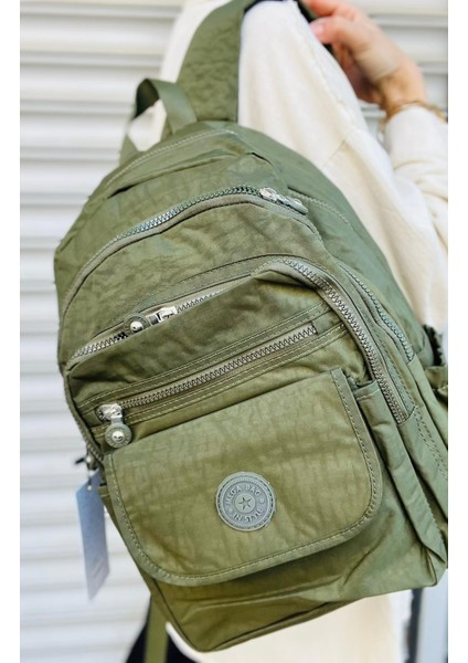 Krem Unisex Ayarlanabilir 9 Gözlü Laptop Bölmeli Çantası modelleri