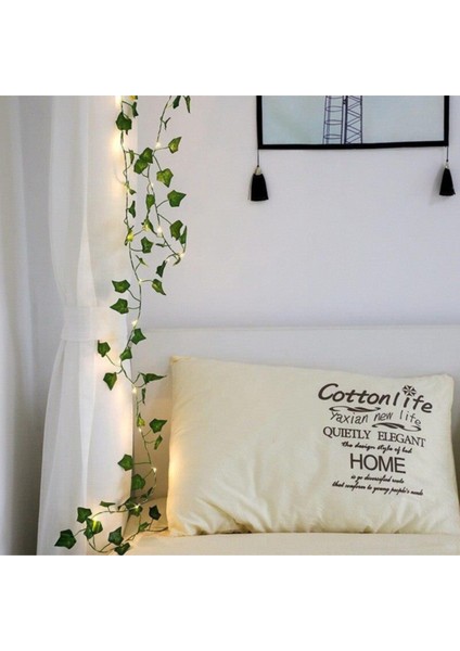 Dekoratif Büyük Yapraklı 2 Metre Sarmaşık Çiçek LED Işık fiyatları