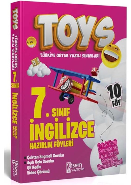 7. Sınıf İngilizce TOYS Hazırlık Föyleri
