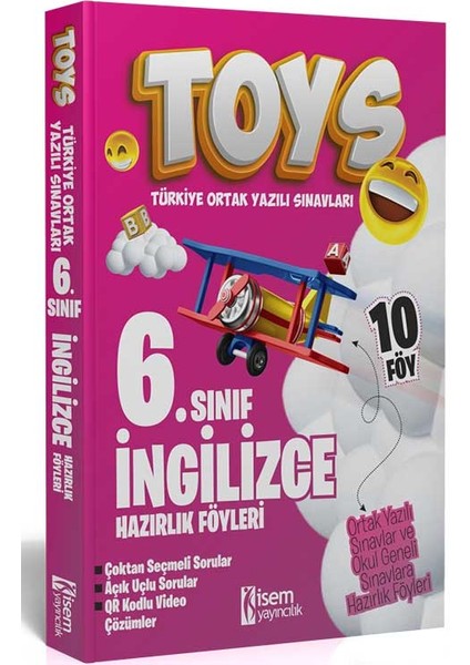 6. Sınıf İngilizce TOYS Hazırlık Föyleri