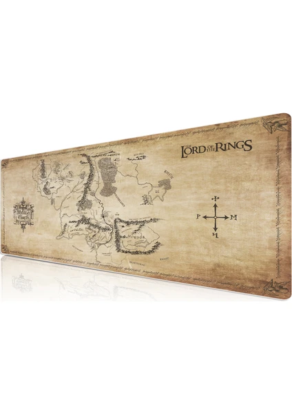 Klassegear Pro 90X40 cm Xxl Gaming Oyuncu Mouse Pad Mousepad Lotr-Yüzüklerin Efendisi