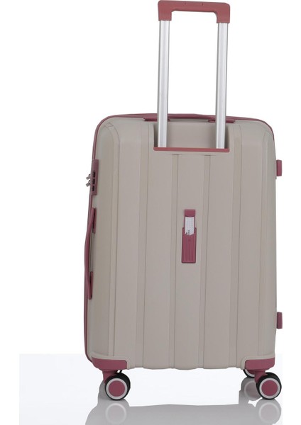 Polipropilen 3'lü Valiz Seti Orta & Kabin & Makyaj V305 fırsatları