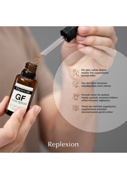 GF Hair Serum 120ml. Anti-hair Loss, Saç Dökülmesine Karşı Serum