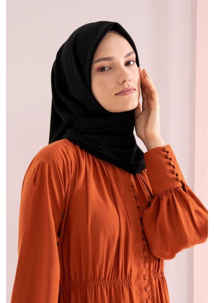 Medine Ipeği Eşarp Siyah