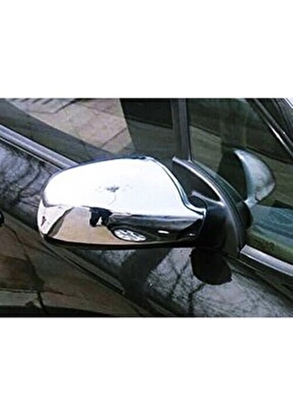 Peugeot 407 Krom Ayna Kapağı 2 Parça 2005 Üzeri Paslanmaz Çelik