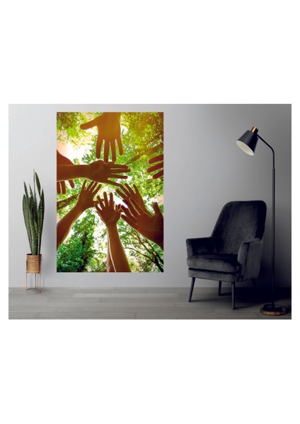 Dekorasyon Ormanda Eller Temperli Cam Üzerine Tablo Sevgilinize Yılbaşı Hediye fiyatları