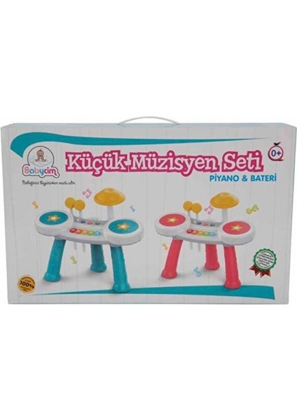 Babycim Küçük Müzisyen Piyano ve Bateri Seti
