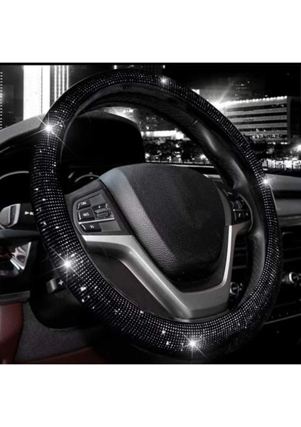 Baget Taşlı Araba Direksiyon Kılıfı