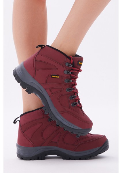 Erkek Nubuk Trekking Bot – Su Geçirmez, Kaymaz Tabanlı, Bağcıklı ve Sıcak Tutan Kışlık Outdoor Ayakkabı