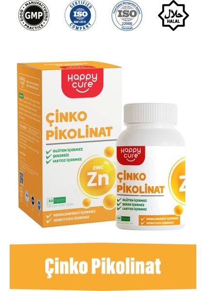 Çinko Pikolinat 30 Tablet