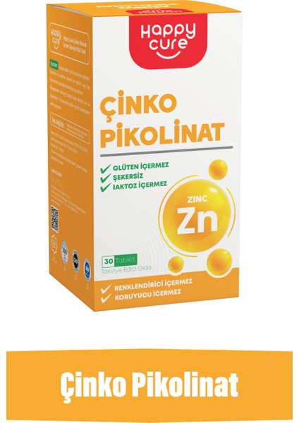 Çinko Pikolinat 30 Tablet