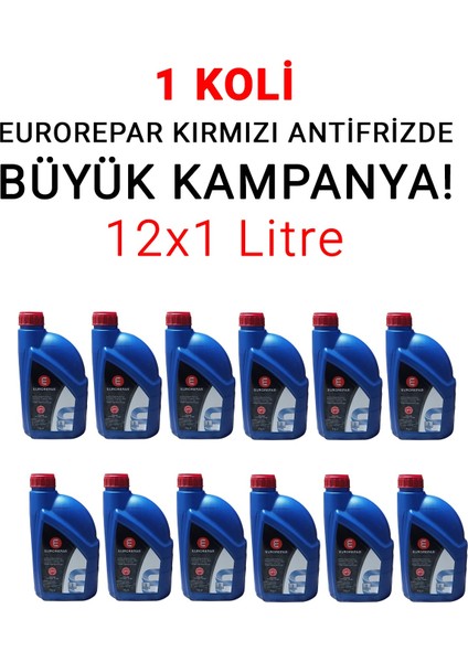 Kırmızı Antifriz 12 Litre (1 Koli) 1691352380