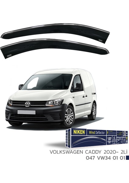 Wolksvagen Caddy 2020 Sonrası Kromlu Cam Rüzgarlığı 2li