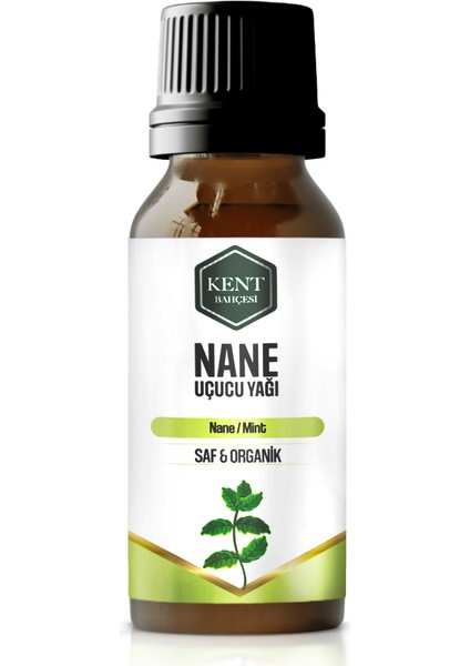 Kent Bahçesi Nane Uçucu Yağı 10 ml  Saf Doğal Katkısız Seyreltilmemiş  Essential Oil