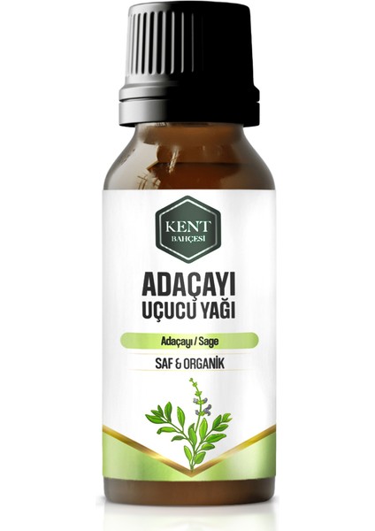 Adaçayı Uçucu Yağı 10 ml %100 Saf Doğal Katkısız Seyreltilmemiş Essential Oil