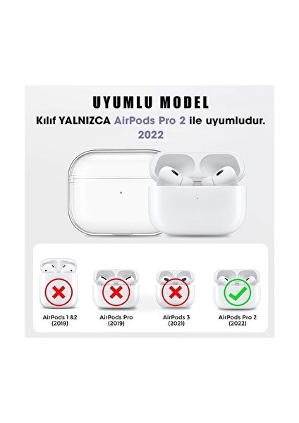 For Aıırpods-Aıırpodspro 2 Taşlı Kulaklık Koruyucu Kılıf