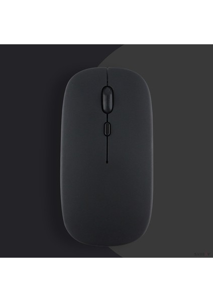 Samsung Tablet Şarj Edilebilir Sessiz Mouse Bluetooth + 2.4Hz Wifi Kablosuz Mouse Fare