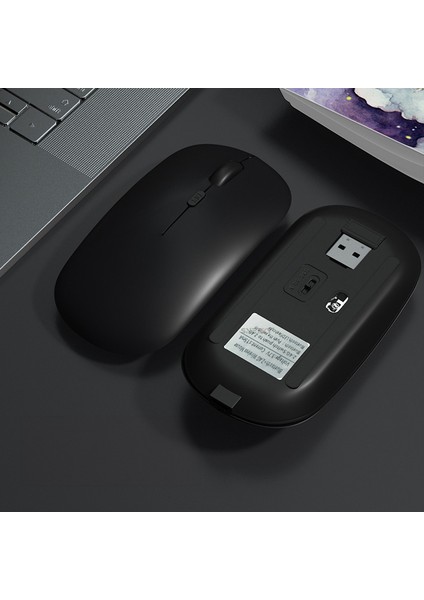 Huawei Tablet Şarj Edilebilir Sessiz Mouse Bluetooth + 2.4Hz Wifi Kablosuz Mouse Fare fiyatları