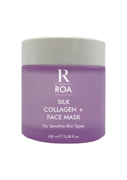 Roa Silk Collagen Face Mask 100 ml (Hassas Ciltler Için)