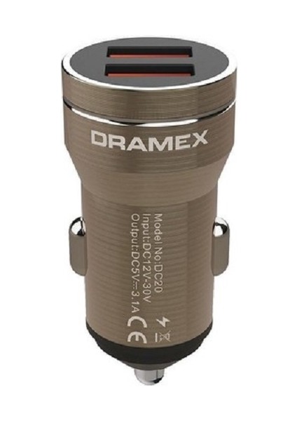 DC20B Araç Oto Çakmaklık Şarj Cihazı 3.1A PD20W Çift USB Giriş