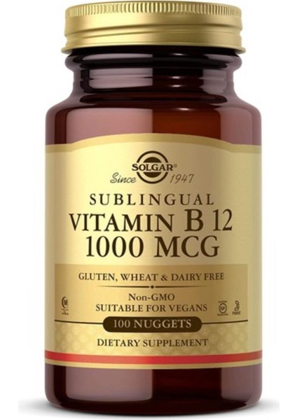 Vitamin B12 1000 mcg 100 Tablet 3 Adet fiyatları