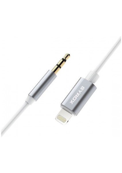 DT24L-J Lightning To Jack 3.5 mm Kulaklık Dönüştürücü Tüm Ios Telefonlar Ile Uyumlu Aux Dönüştürücü