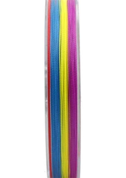 Rikimaru 0.26 mm Rw8-8 Katlı 300 Metre Multicolour,çok Renkli Ip,örgü,ipek Misina