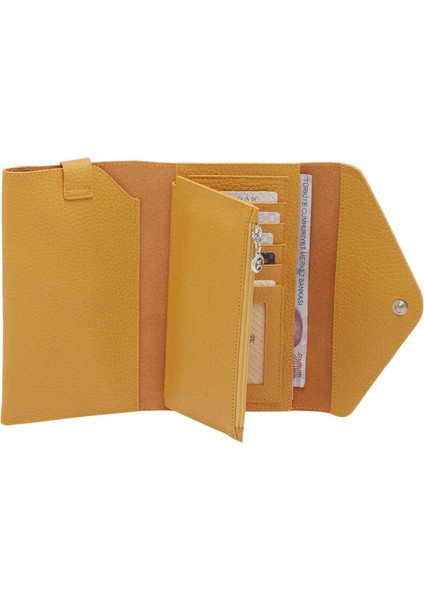 Sarı Hakiki Deri Kadın Cüzdan - S1CB00005811-H28 modelleri