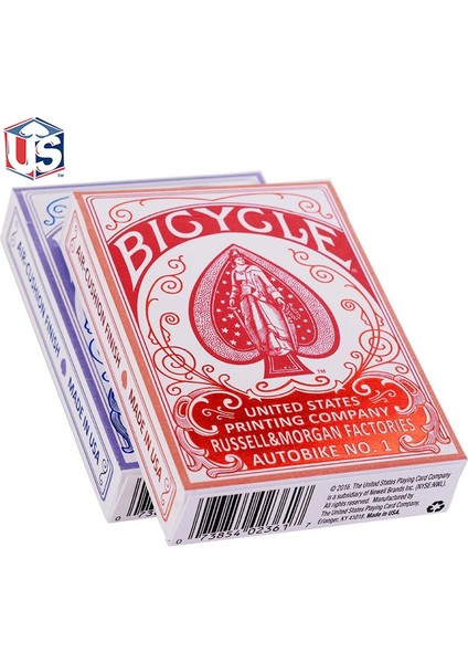 Derya Bilardo Bicycle Autobike No.1 Kırmızı Oyun Kartı